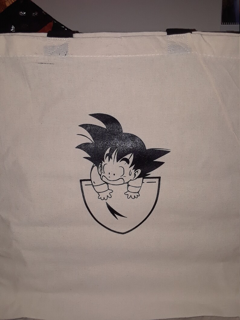 Goku tote bag