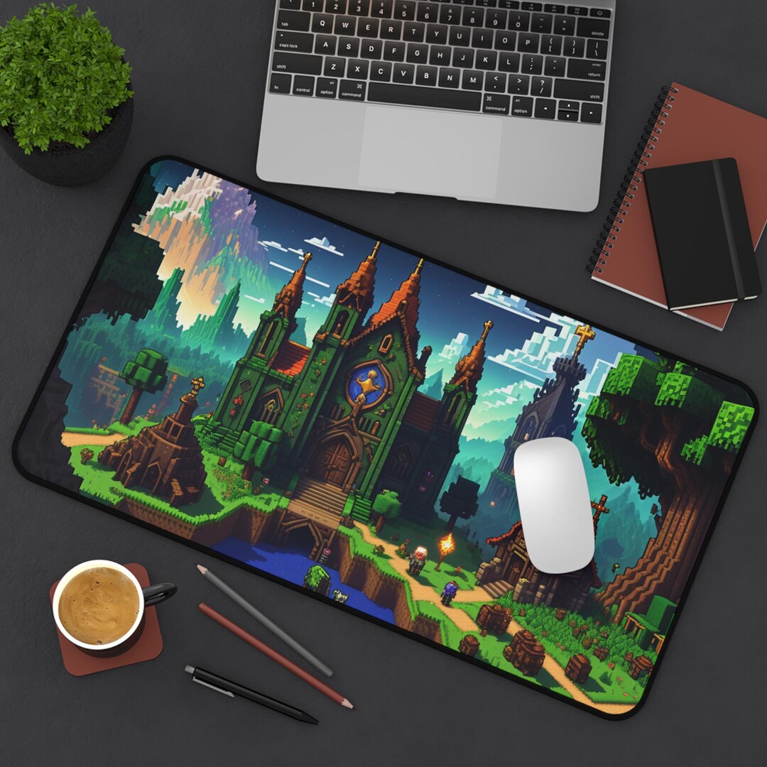 Gaming Desk Mat Aesthetic Mouse Pad - Etsy