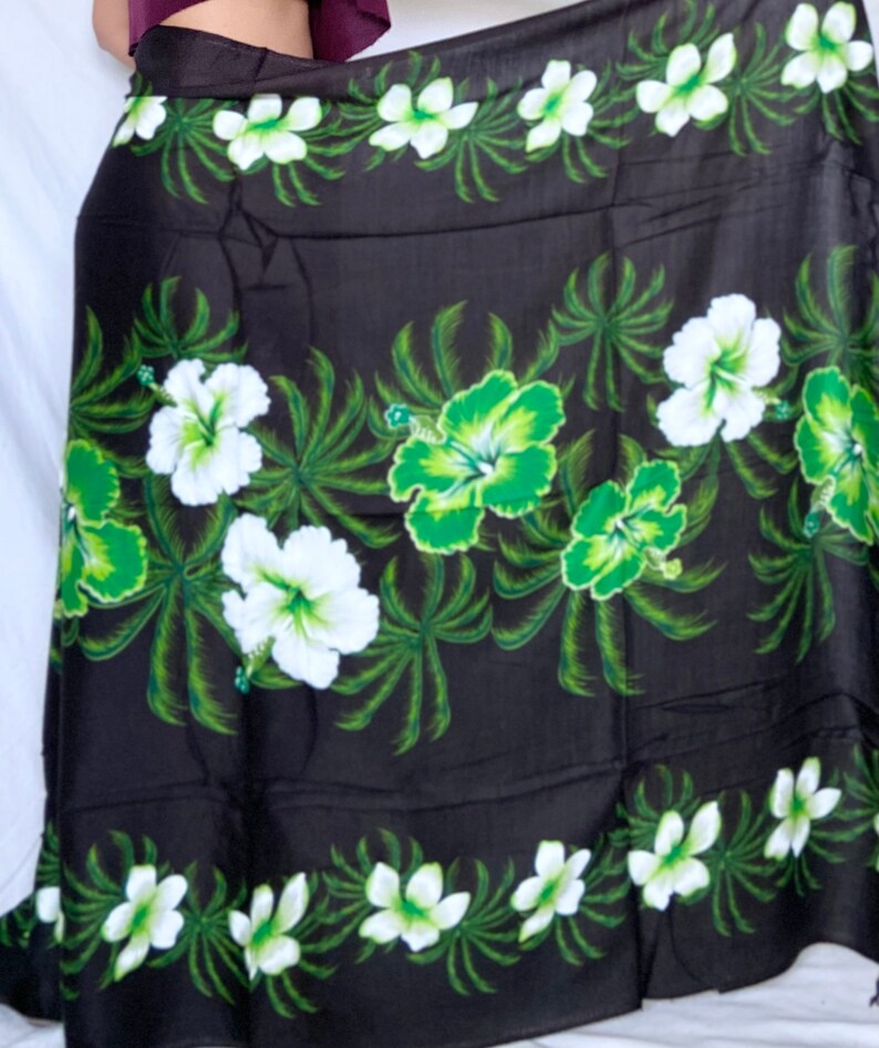 African Sarong Wraparound Coverup Kilimanjaro Flowering Etsy