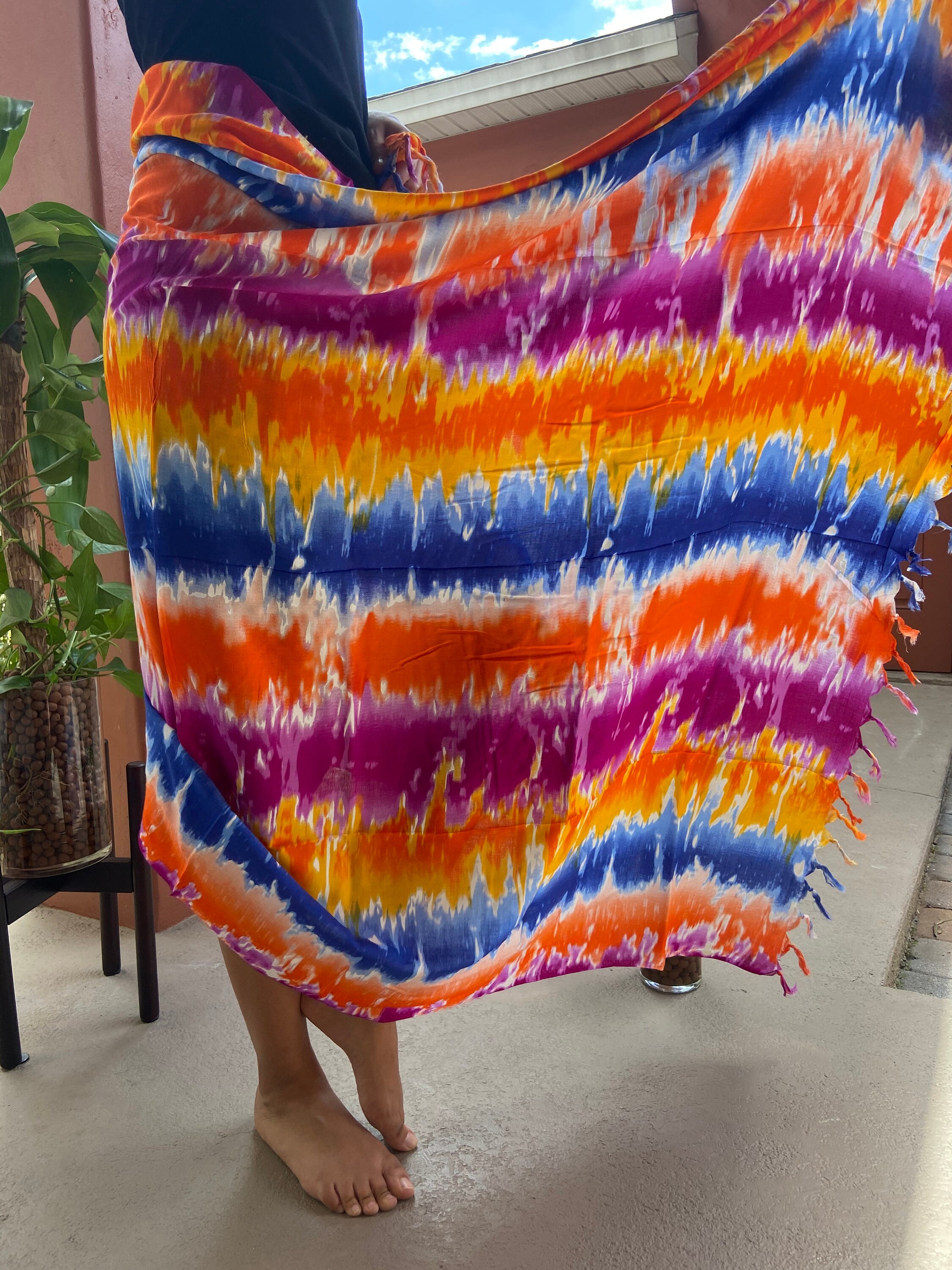 African Sarong Wraparound Coverup Diwali Nights Etsy