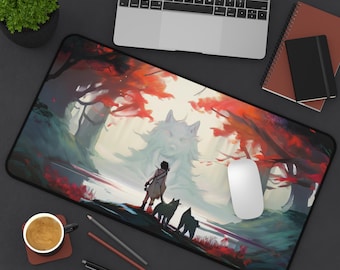 Princess Mononoke Desk Mat Mouse Pad