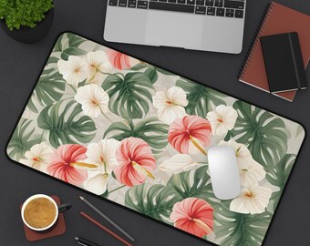 Floral Cottagecore Desk Mat Aesthetic Mouse Pad