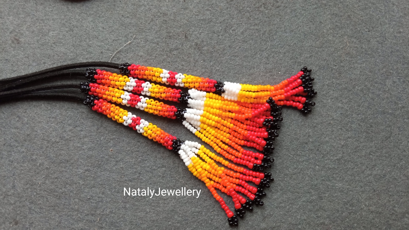 Star rainbow hair ties Native American hair ties Beaded boho Etsy