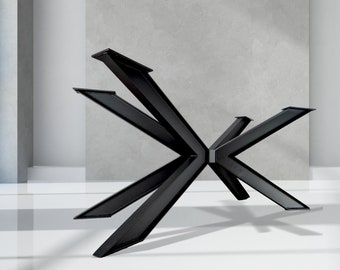 Metal Dining Table Legs Spider Steel Dining Table Legs Etsy