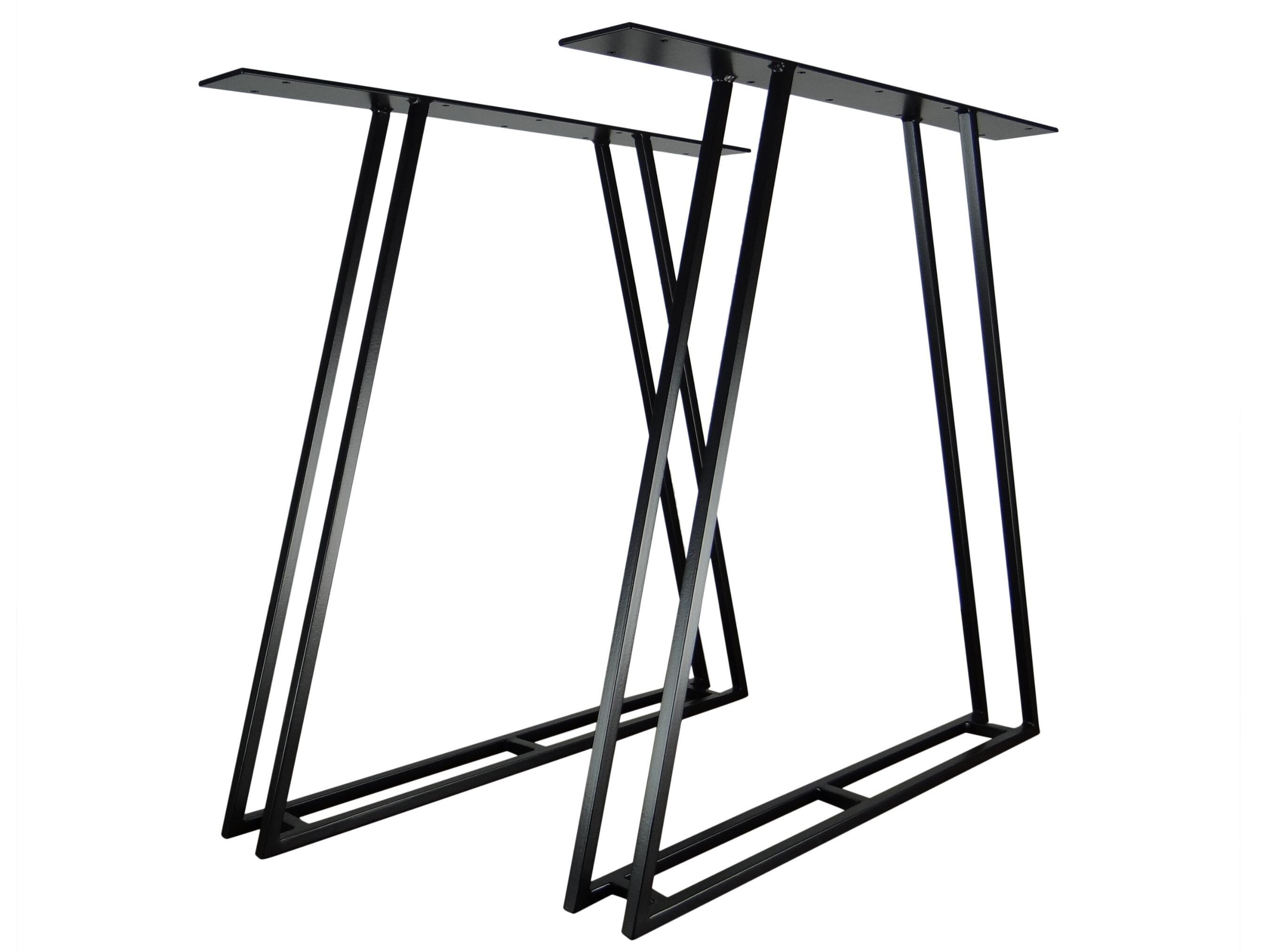 Metal Dining Table Legs set of 2. Steel Table Legs Mercury. Etsy UK