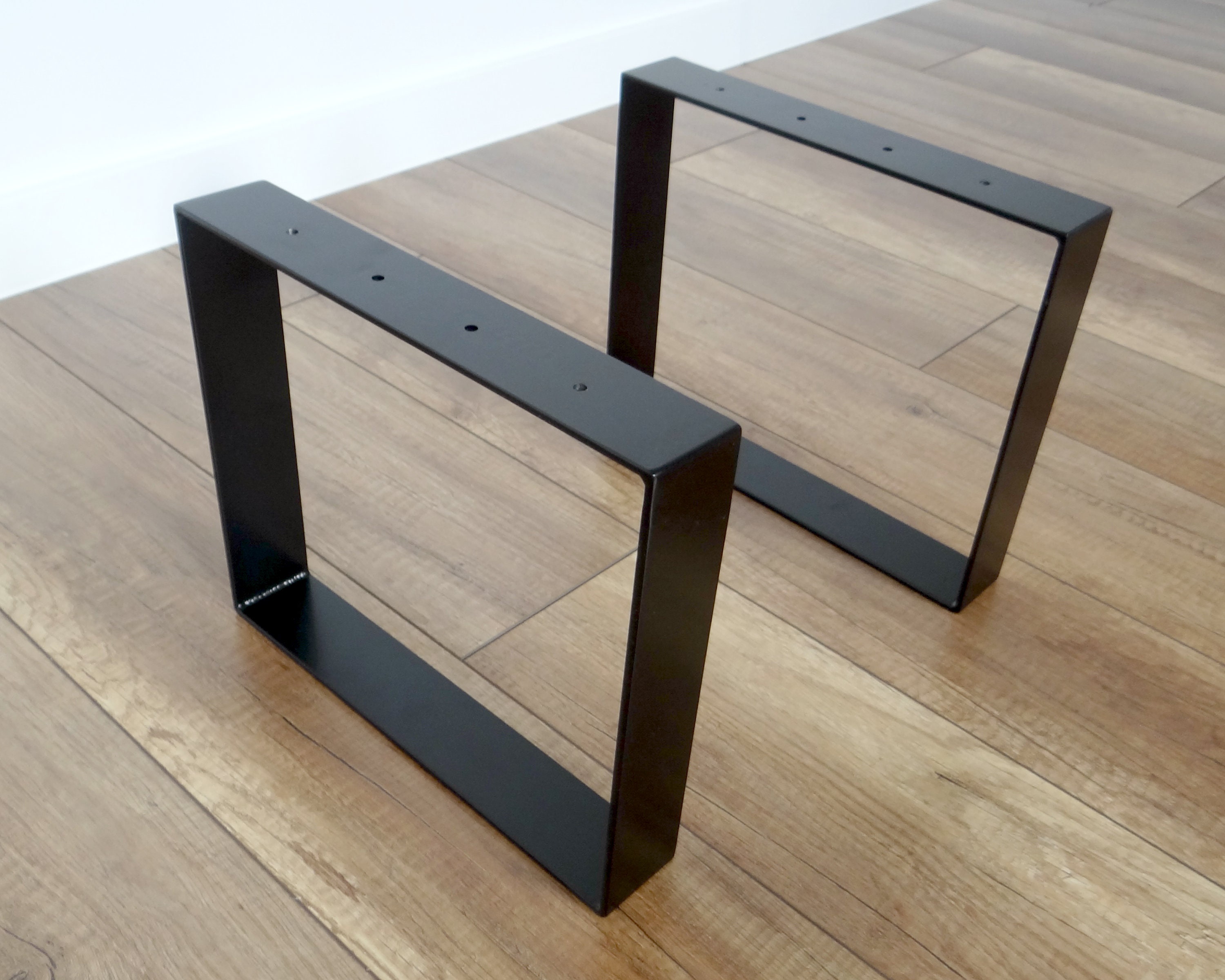 Metal Coffee Table Legs. Industrial Steel Bench Legs set of 2. Simple and Sleek by Stalovestudio. 30x41cm Etsy