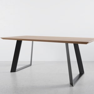 Metal Dining table legs 28"x28". Steel Table Legs ALEXANDRA. Metal Desk Legs. Industrial Table Legs for Reclaimed Wood