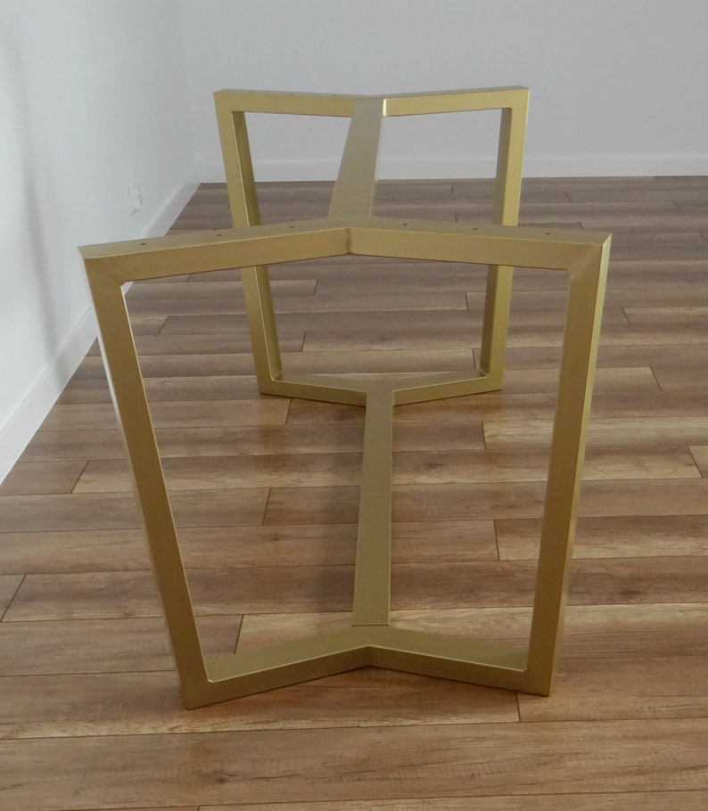 Steel Dining Table Frame AURA Metal Table Legs Steel Table Etsy UK