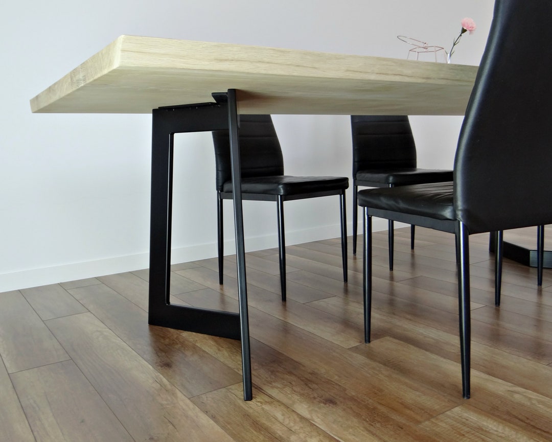 Steel Dining Room Table Legs 28x28" (set of 2). Metal Table Legs for