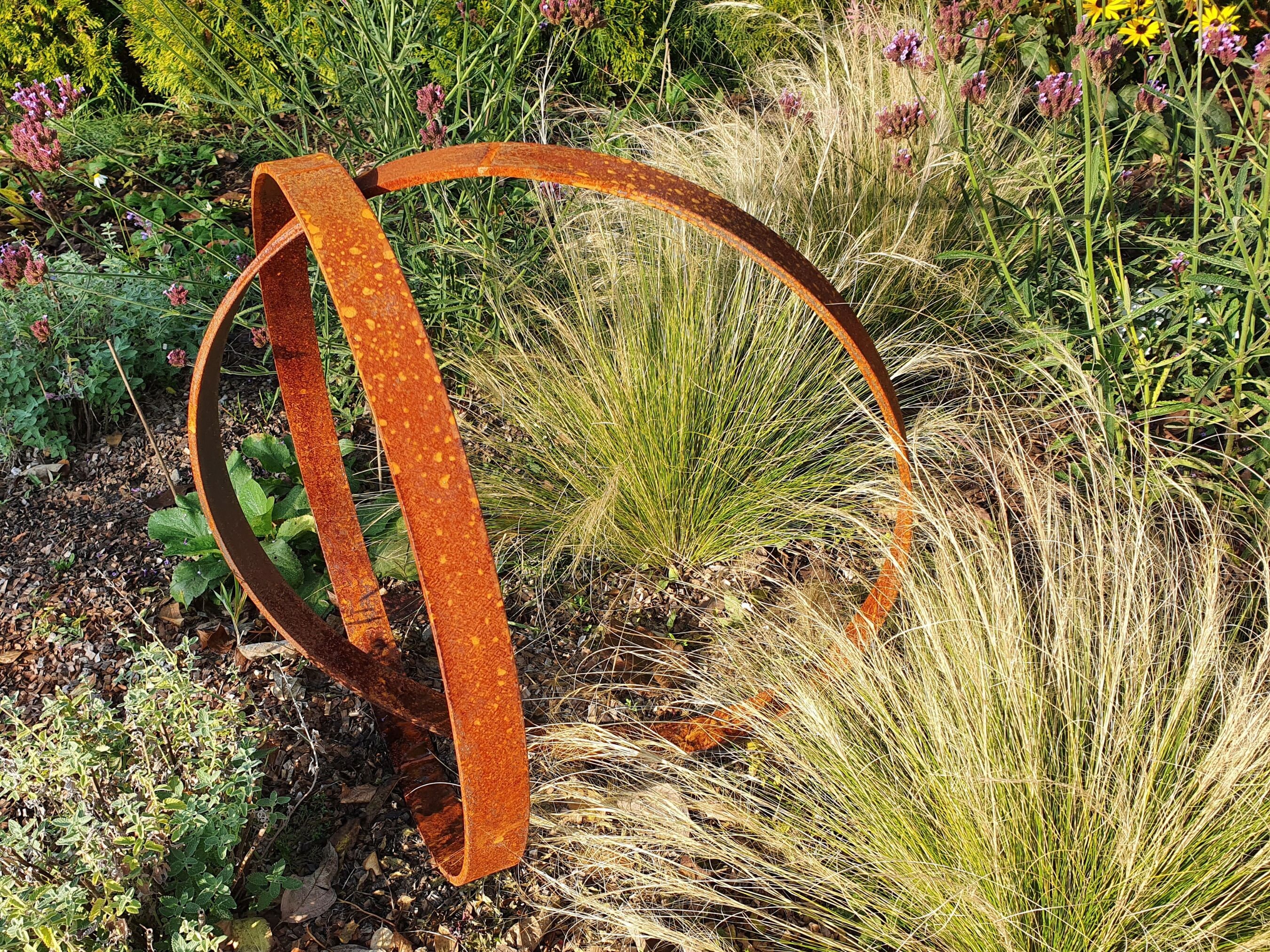 Rusty Metal Garden Sculpture I Outdoor Sculpture Art for Etsy Australia