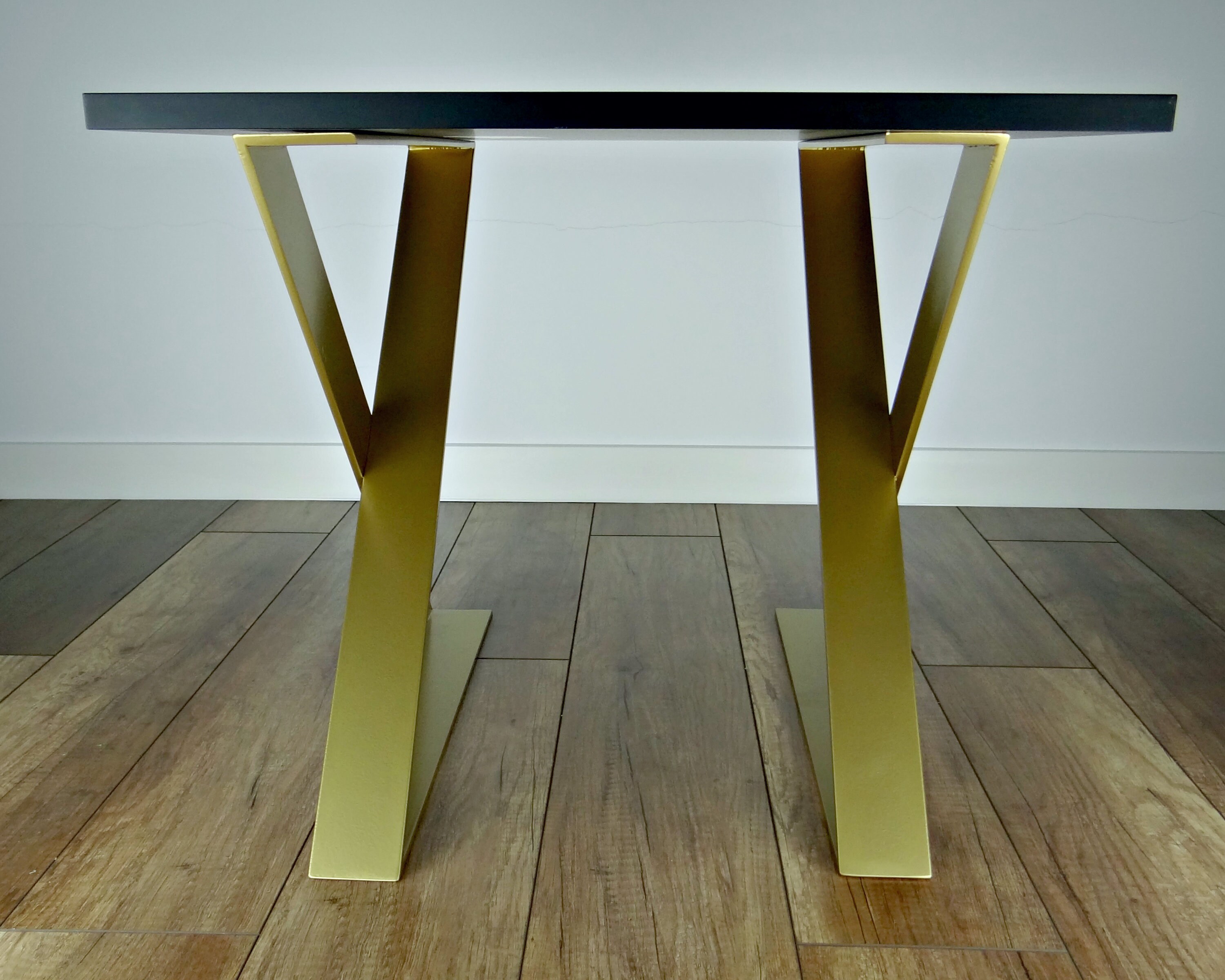 Metal Coffee Table Legs set2 16x20 steel side Etsy