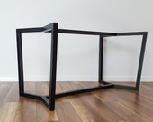 Metal Table Legs AURA 40x40mm, Dining Table Base for Stone, Steel Table Legs, Iron Table Legs, Industrial Furniture