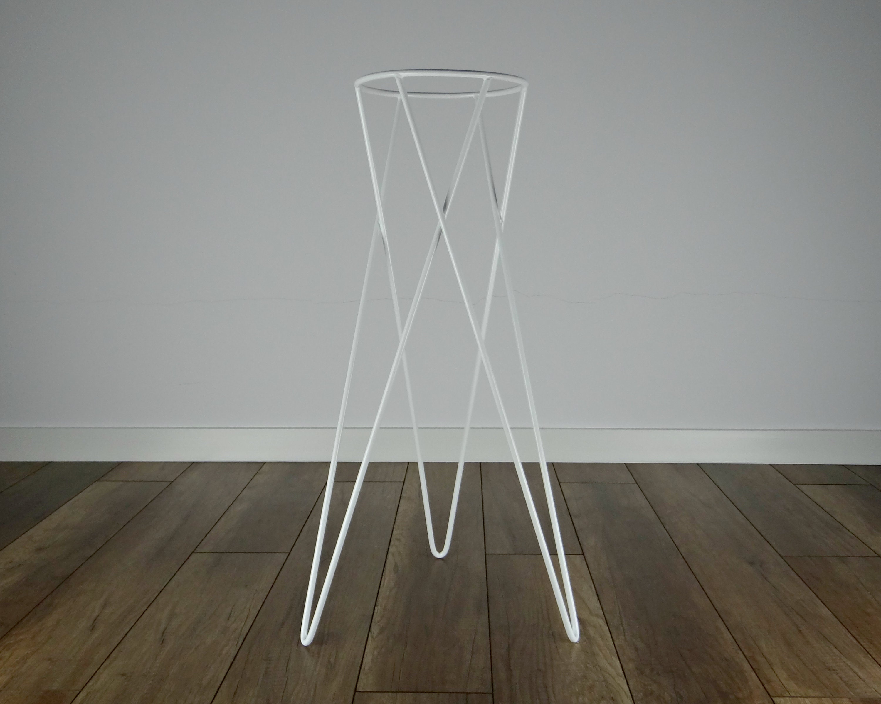 Modern Indoor Plant Stand. Outdoor Metal Planter. Hairpin Leg Etsy