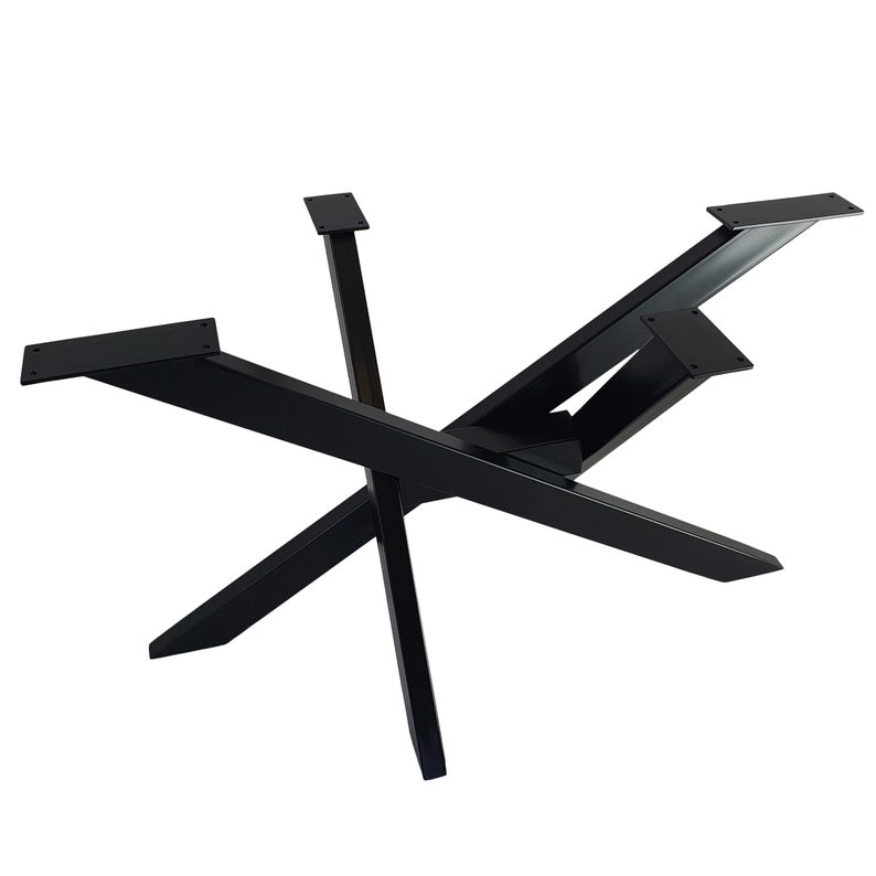 Metal Dining Table Legs. Industrial Spider Steel Dining Table Etsy