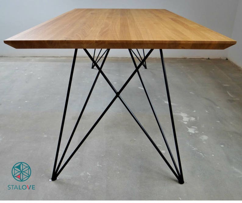 Steel Dining Table Legs 2 Erfly Metal Hairpin Image 0