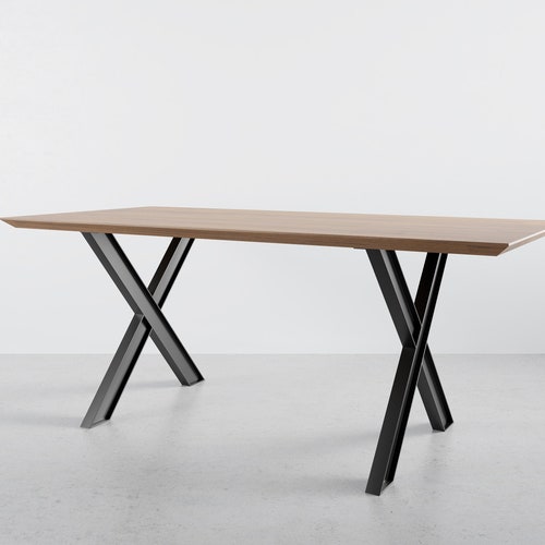 Bedrijf lichtgewicht oneerlijk Metal Dining Table Legs set of 2. Industrial Steel Table - Etsy Singapore