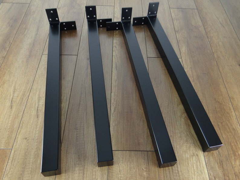 Metal Legs Set of 4. Sturdy steel legs for your table or desk. image 2