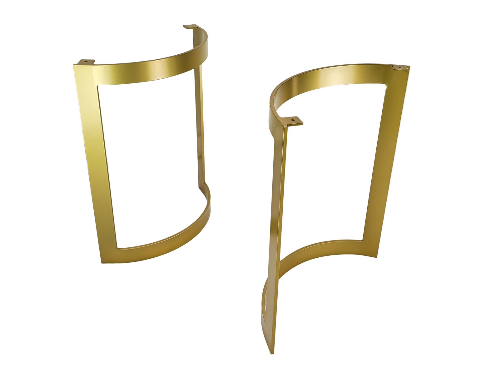 Metal Dining Table Legs set of 2. Modern Steel Desk Legs. Round Table Legs. Etsy