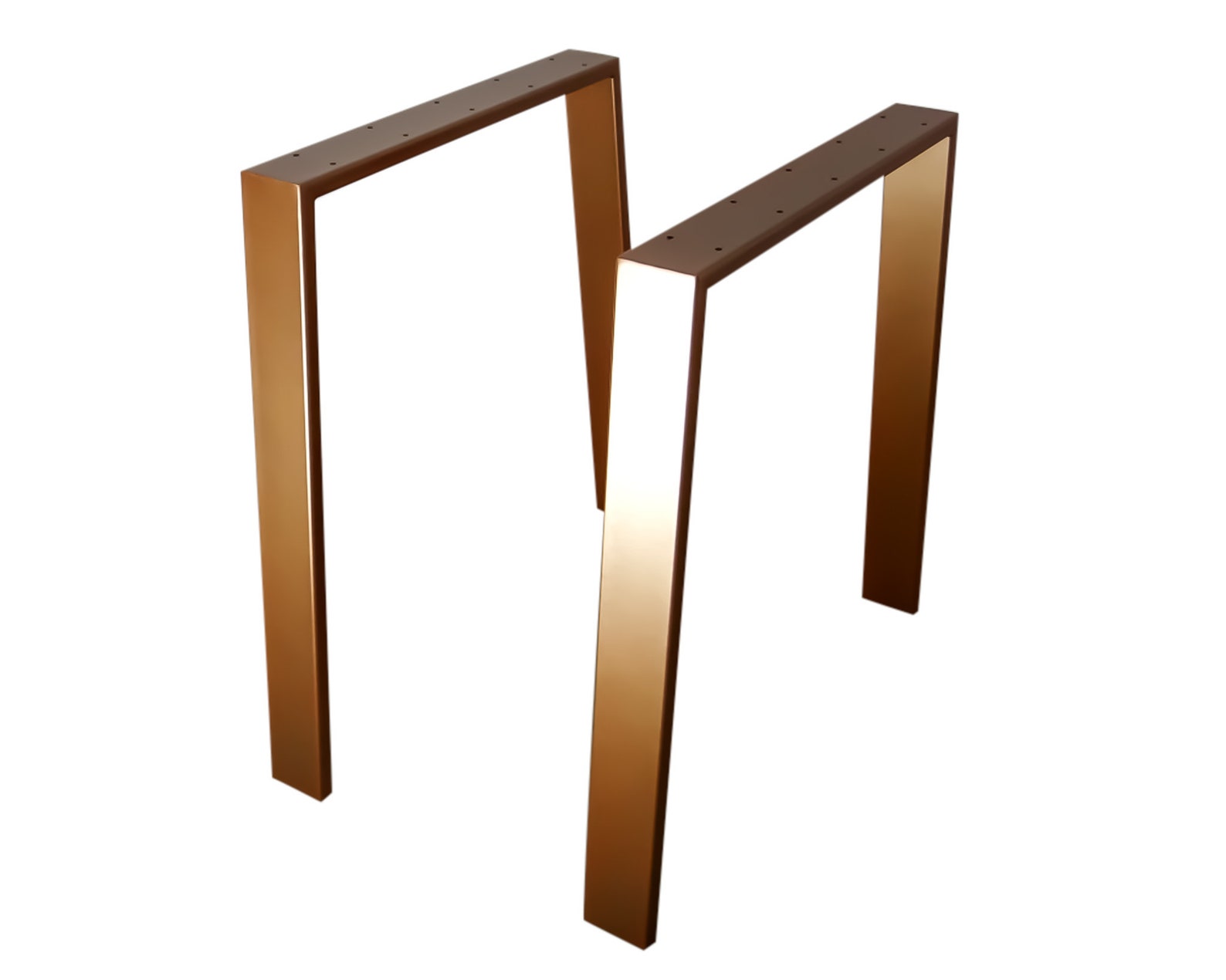 Metal Dining Table Legs Set2. Modern Steel Table Legs. Etsy