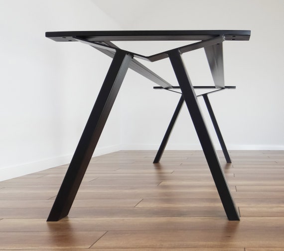 Metal Dining Table Legs for Heavy Marble and Glass Top. Steel