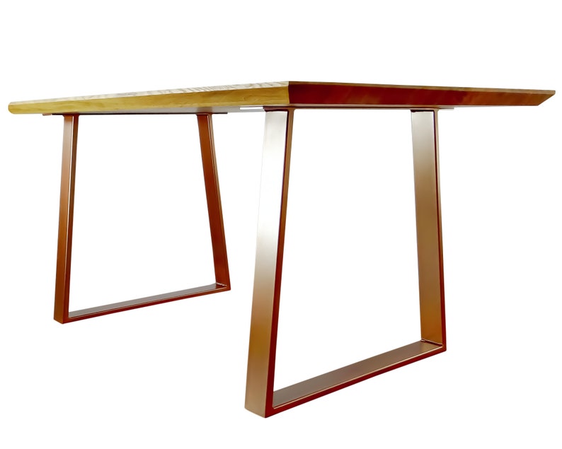 Metal Dining Table Legs set of 2. Industrial Steel Table Etsy