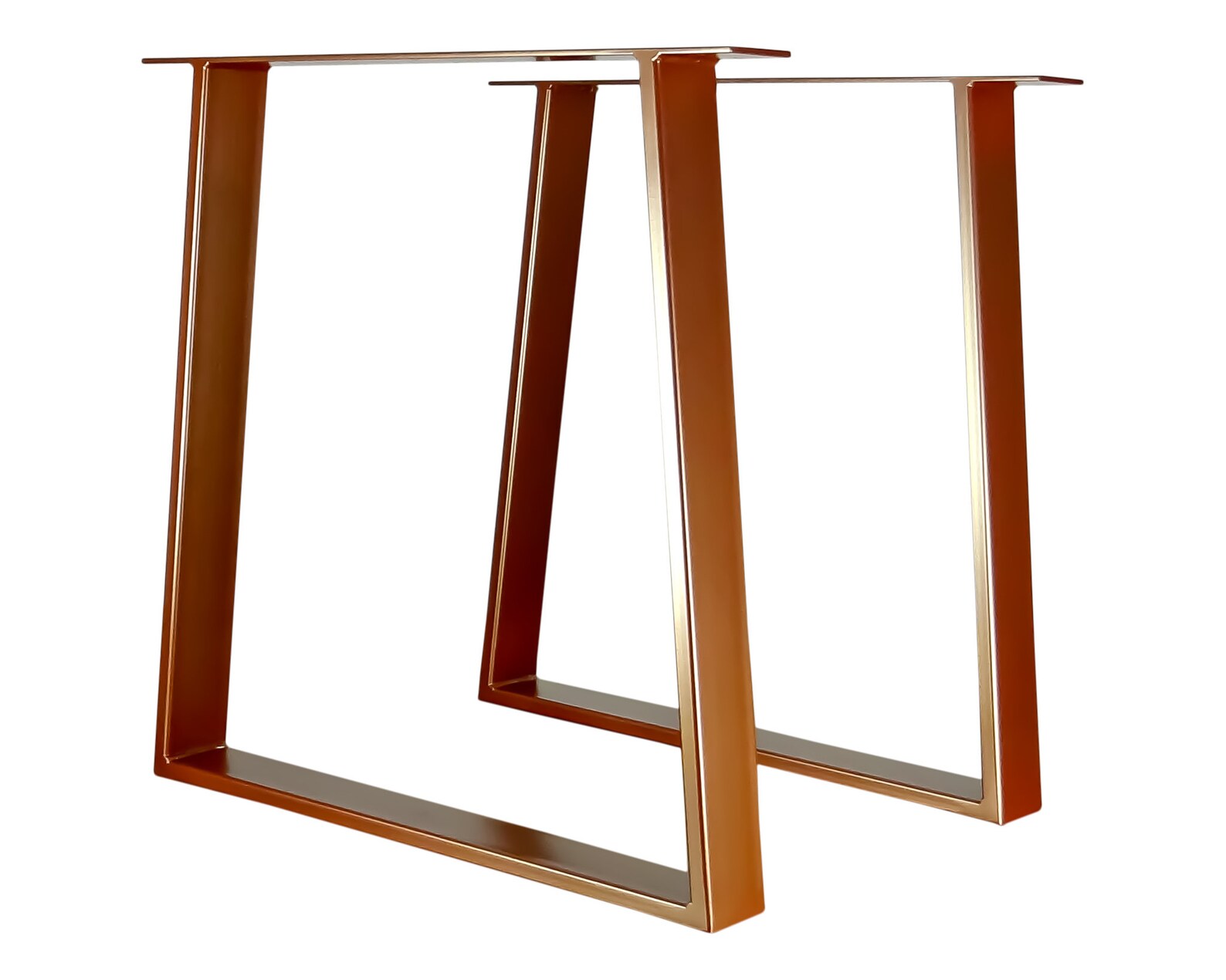 Metal Dining Table Legs set of 2. Steel Table Legs Etsy