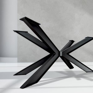 Metal Dining Table Legs Spider Steel Dining Table Legs Etsy