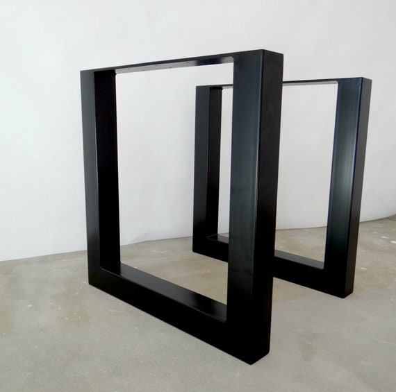 Metal Dining Table Legs Industrial Kitchen Table Legs Heavy Etsy