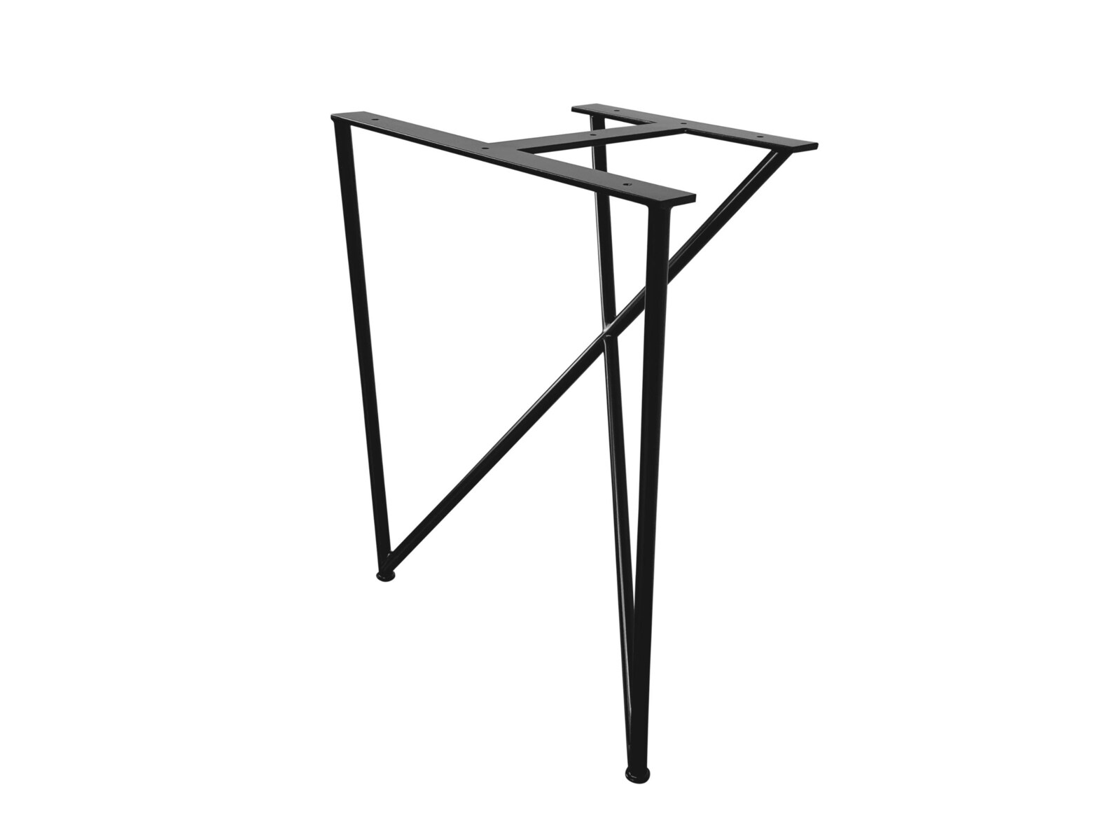 Metal Steel Dining Table Legs 2 Legs. Reversed Hairpin Table Etsy