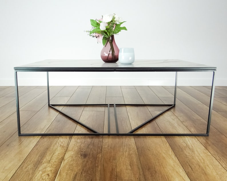 Industrial From Stalovestudio Inka Steel Coffee Table Base 100x60cm Metal Coffee Table Legs Large Modern Coffee Table Legs Coffee End Tables Living Room Furniture