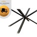 Metal Dining Table Legs. Spider Steel Dining Table Legs. Modern Metal Table Base. Industrial Table Legs for Live Edge Wood. 