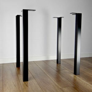Metal Legs Set of 4. Sturdy steel legs for your table or desk. image 3