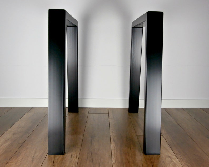 Metal Dining Table Legs Set2. 80x40mm Steel Kitchen Table Etsy