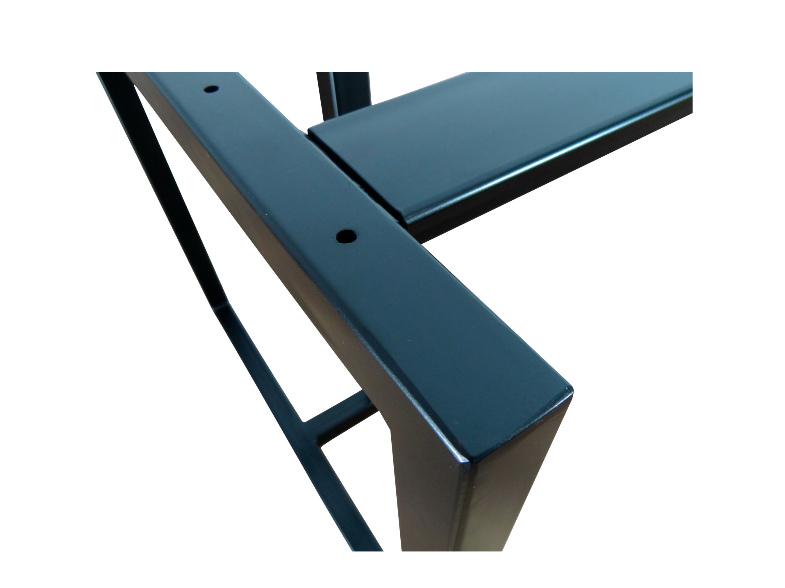 Crossbar for Table Legs Metal Connector to Build a Base for Glass
