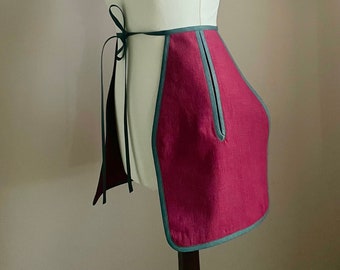 18th Century Hanging Pockets in Red and Green