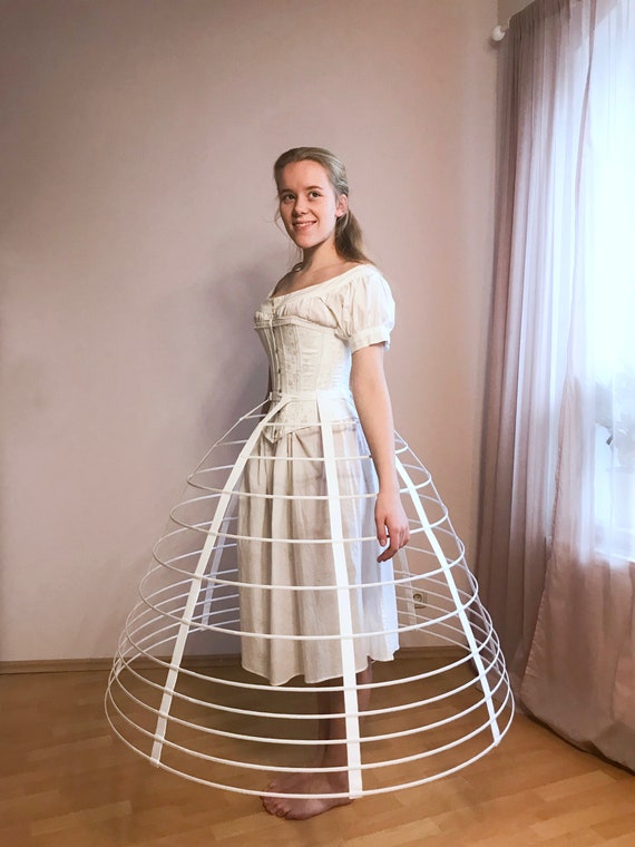 hoop skirt dress