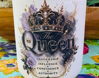 The Queen in Purple  Candle Personalized, Engraved Lid Keepsake, Gift For Her, Leadership Empowerment Candle, Boss Lady Candle, Archetypes