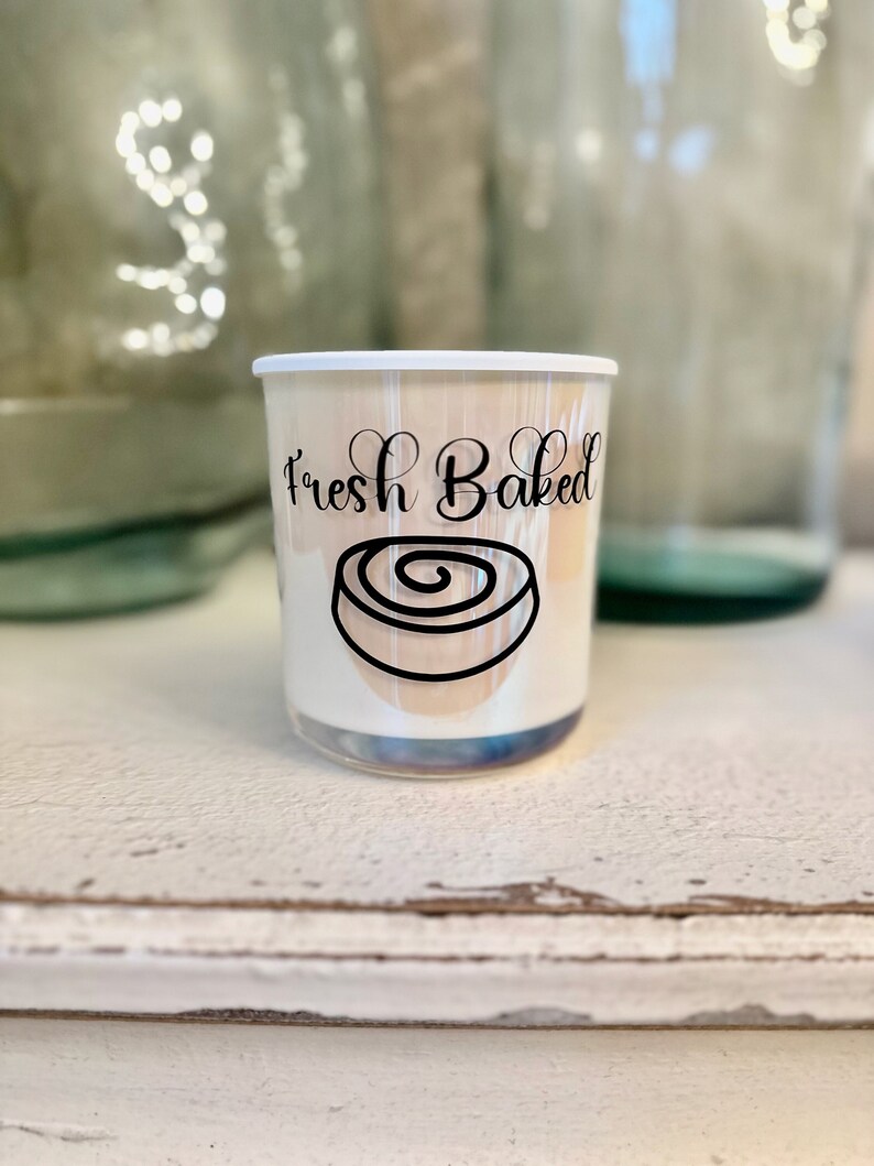 Cinnamon Bun, Cinnamon Roll Candle Large 12 Oz Luxury Apricot Coconut