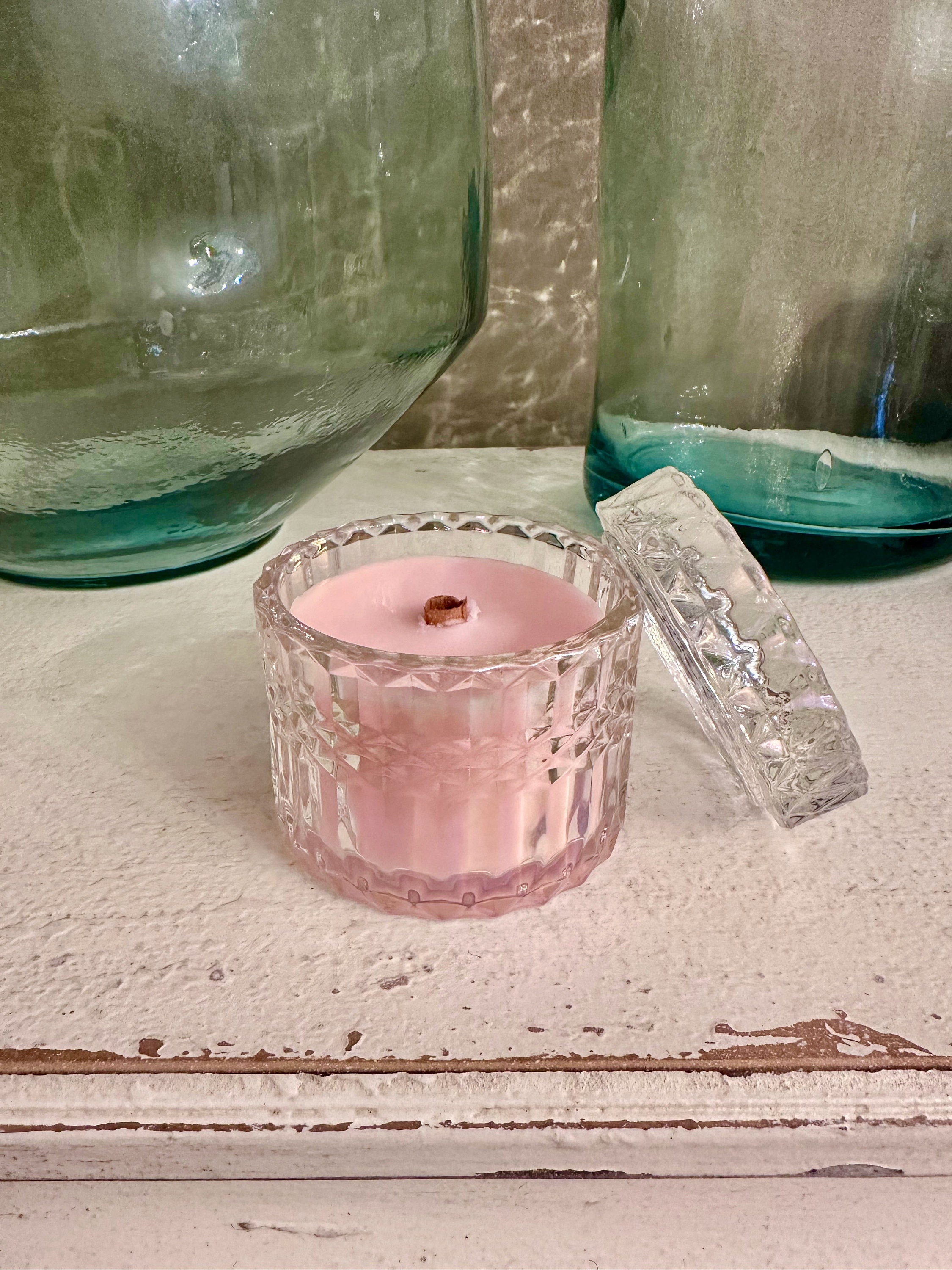 Wholesale Glass Spice Jar- 6oz- 3 Assortments GREEN PURPLE PINK