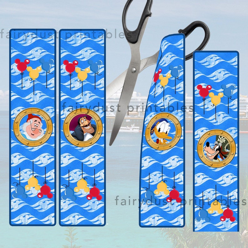 PRINTABLE Disney Cruise Line Countdown Chain Links16 pages. | Etsy