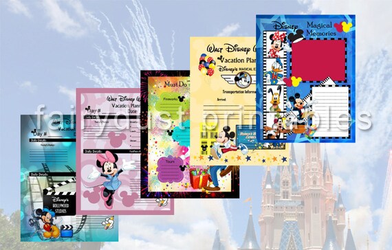 PRINTABLE Walt Disney World Planner/Journal. 28 Pages. | Etsy