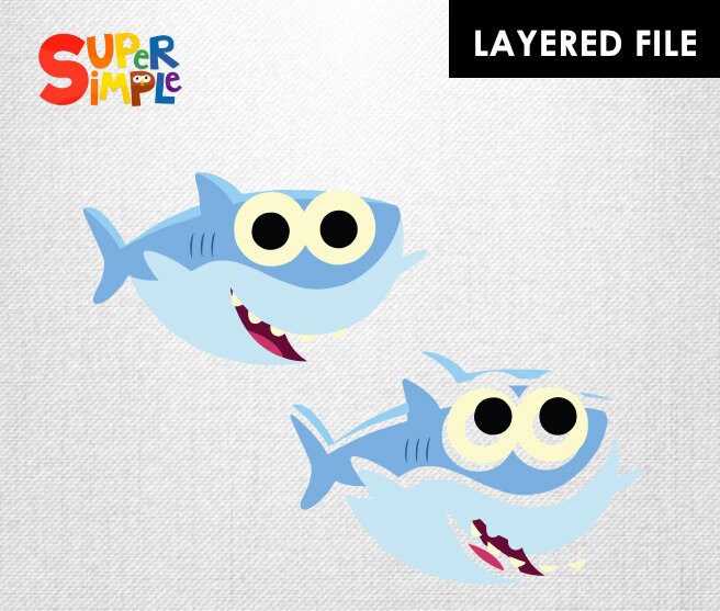 Download Baby shark SVG simple song baby shark daddy shark mommy ...