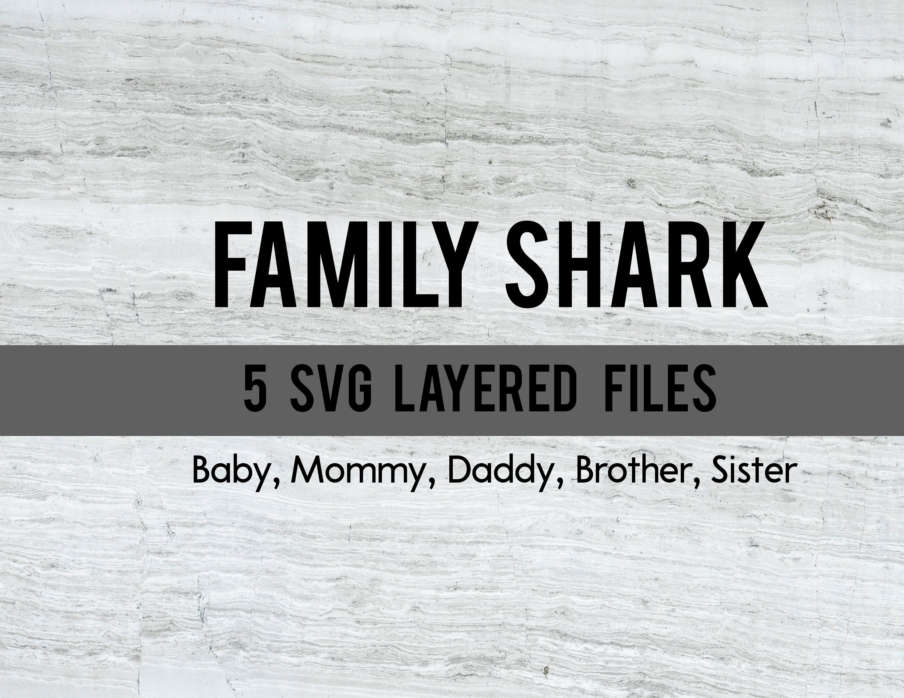 Download Baby Shark SVG Mommy shark Daddy shark Brother shark | Etsy