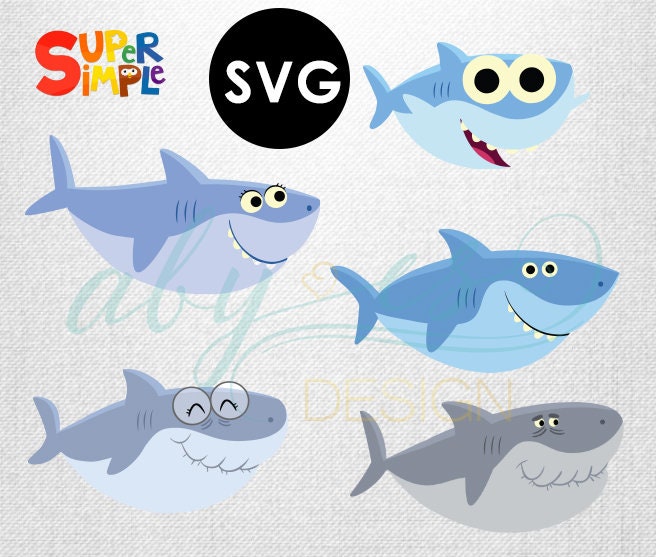 Free Free 347 Svg Outline Baby Shark Clipart SVG PNG EPS DXF File