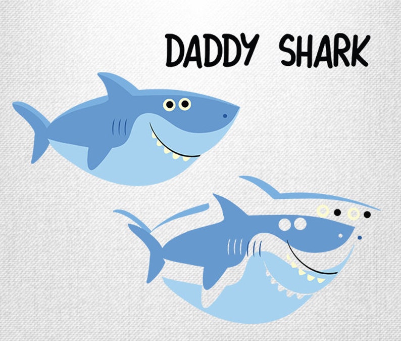 Free Free 217 Mommy Daddy Shark Svg SVG PNG EPS DXF File