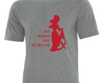 we want the redhead shirt