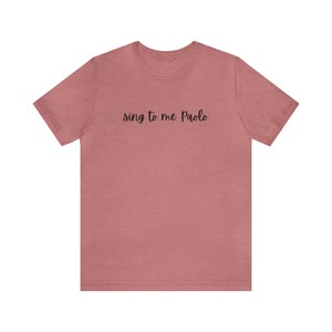 Sing to Me Paolo Lizzie McGuire Unisex Jersey Kurzarm-T-Shirt