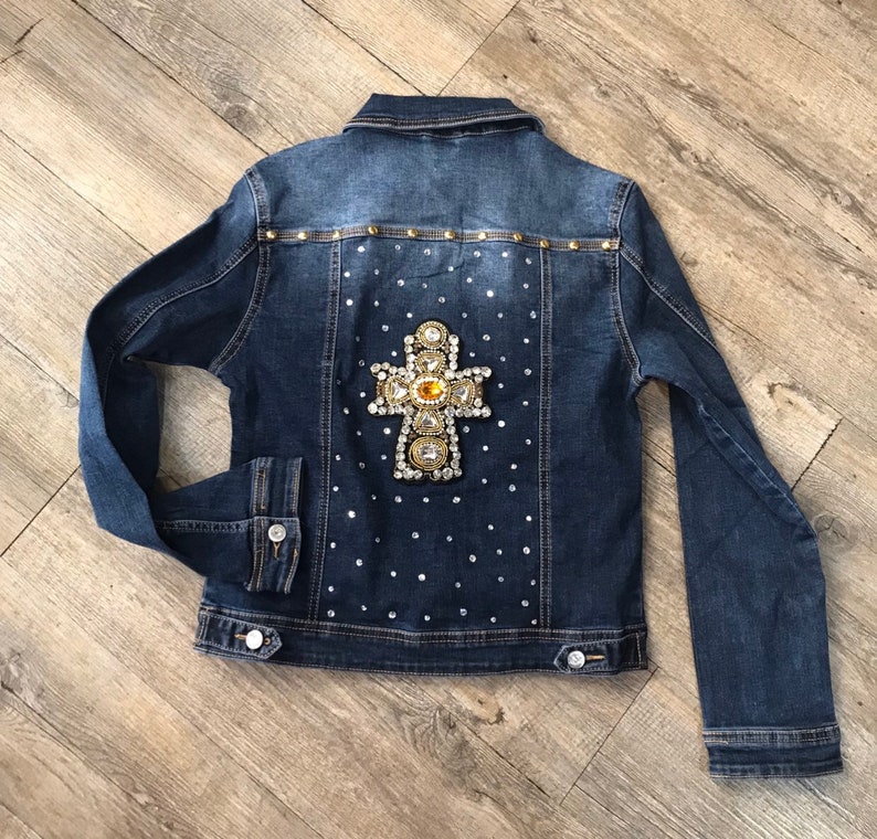 Cross Patch / Rhinestone Patch / Clothing Patches Etsy