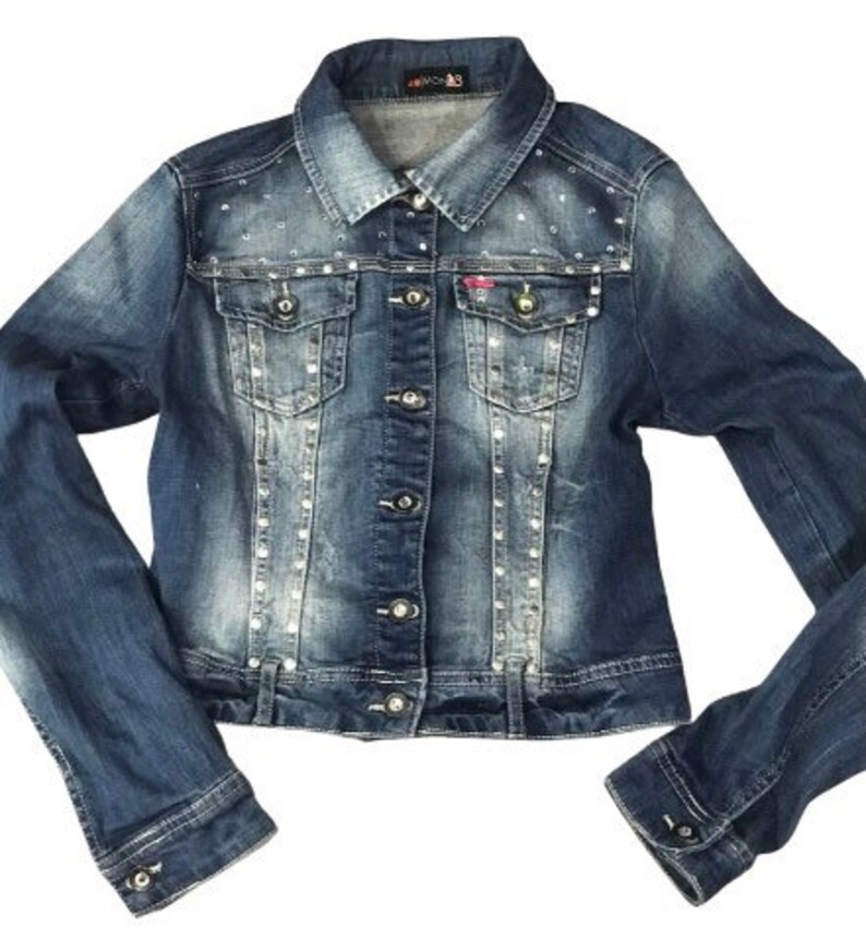 Denim Jacket With Rat Patches / Denim Jacket With Bows / Denim Jackets