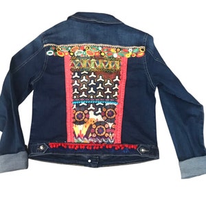 Chaqueta vaquera strass/ Cazadora Denim Pedreria / Chaquetas | Etsy México